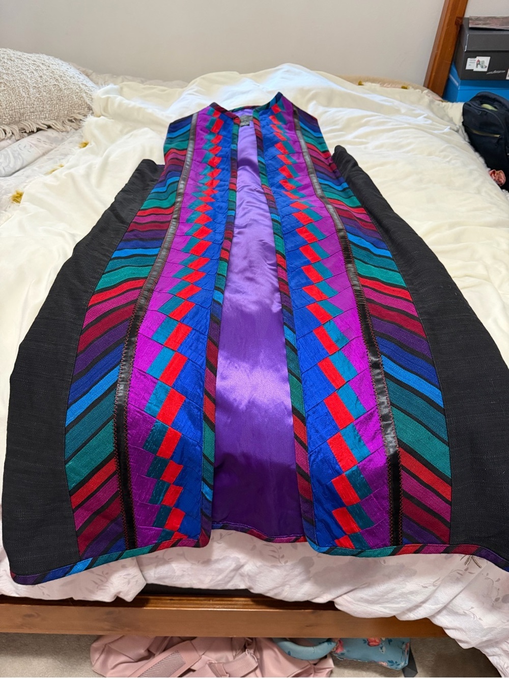 Margaret Platt Designs Fiesta Mi Lado Art to Wear Vest Women’s S/M/L